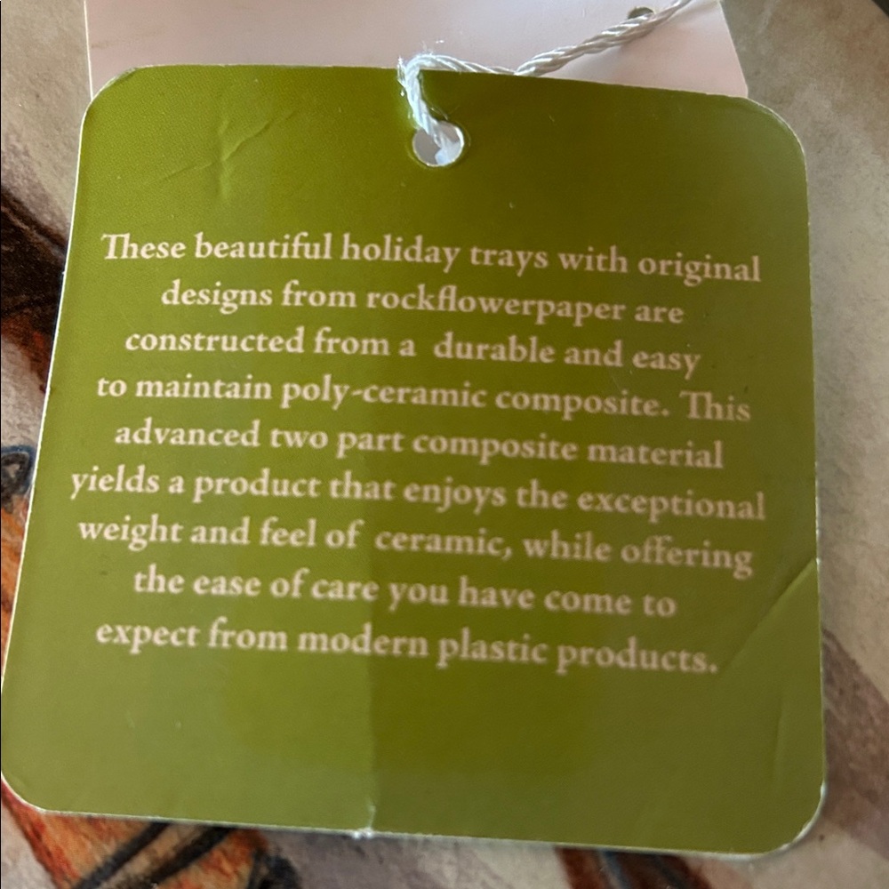 Vintage Ski Design Serving Tray - Picture 3 of 3